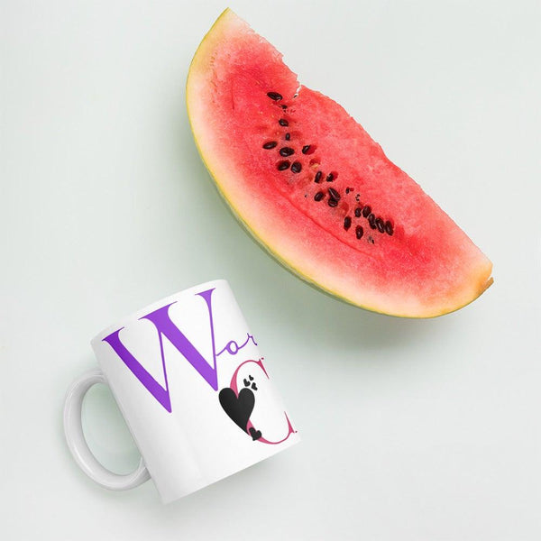Worthy Chic Classic Logo -Glossy Mug - Worthy Chic