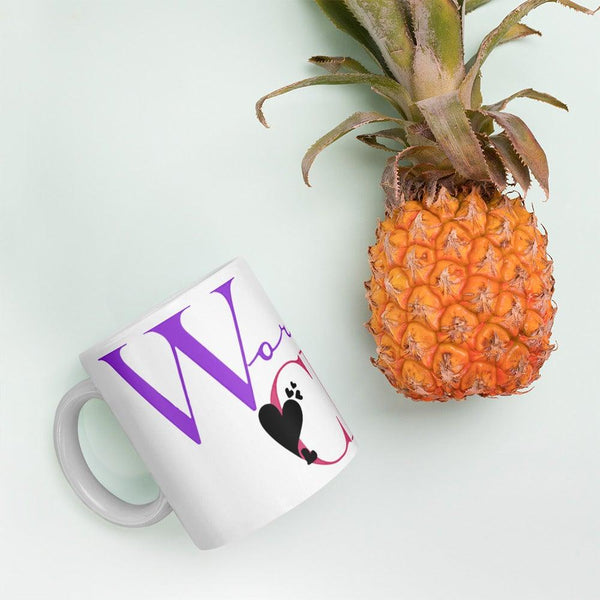 Worthy Chic Classic Logo -Glossy Mug - Worthy Chic