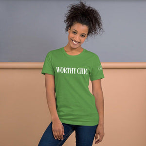Worthy Chic Station Logo - Short-Sleeve T-Shirt - Worthy Chic
