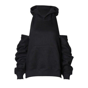 Miss Blade - Women's Cut Out Hoodie - Worthy Chic