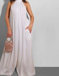 Miss Cass Ave.- Halter Jumpsuit - Worthy Chic