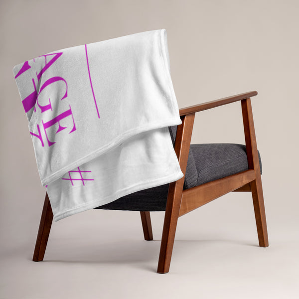NOT YOUR AVERAGE CHICK -Throw Blanket