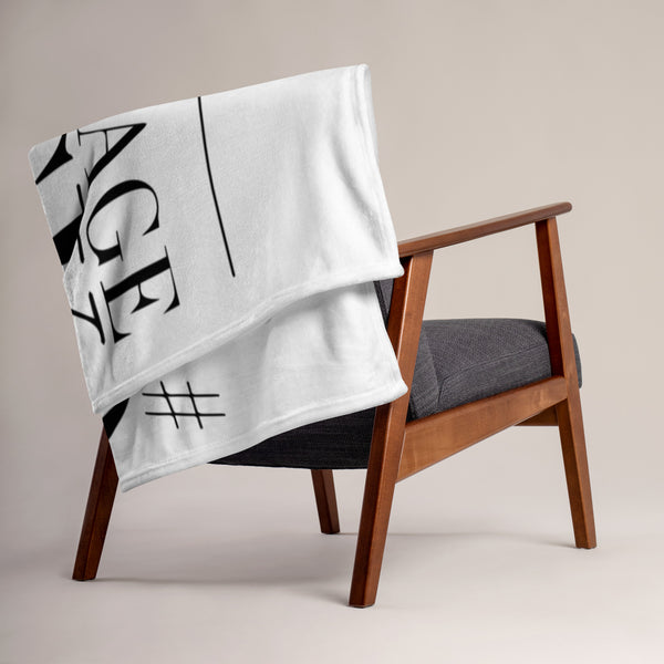 NOT YOUR AVERAGE CHICK-Throw Blanket