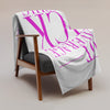 NOT YOUR AVERAGE CHICK -Throw Blanket